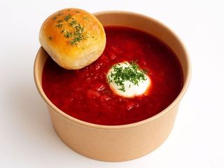 Борщ з пампушками (300g)