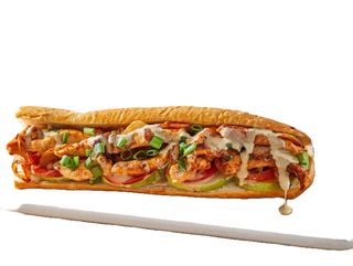 Chicken baguette menù