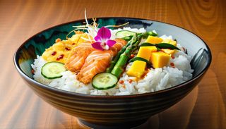 Bowle Łosoś w Tempurze