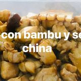 Pato con bambú y setas