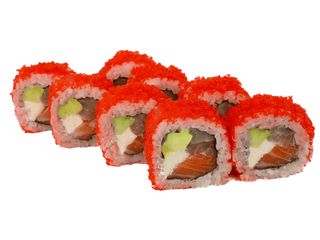 California z dorado i łososiem