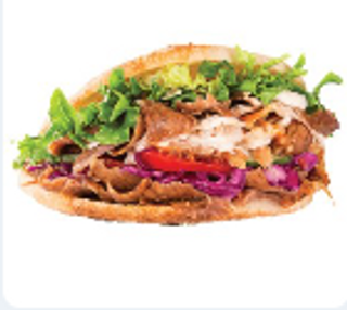 Panino doner kebab