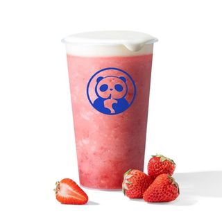 Smoothie de Fresa con Crema de Queso