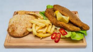 Pileća bečka šnicla velika porcija