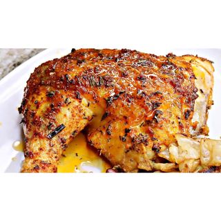 1/2 Kienyeji, Chips / Ugali