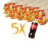 5xKebab pui + 5xCola 0.5