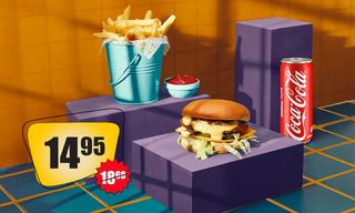 კომბო ჩიზბურგერი სპეც სოუსით