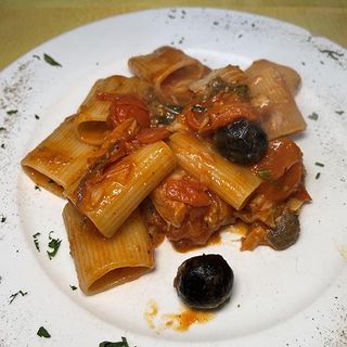 Paccheri al baccalà