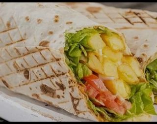 სამარხვო შაურმა ფრის და ჰალაპენიოს შიგთავსით