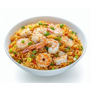 Arroz Frito De Mariscos Con Piña