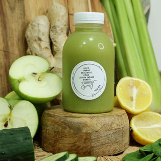 Celer, spanać, krastavac, limun, zelena jabuka i đumbir