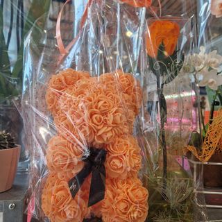  Osito foam con rosa preservada 