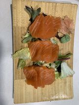 Sashimi de salmón (9 pzs.)