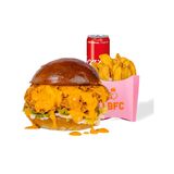 Menu | Buffalo Burger, Fries Crispers 130g, Soft Drink