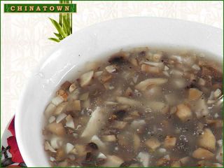 Супа пиле с гъби