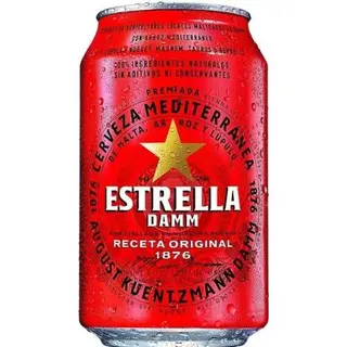 Estrella Damm Cerveza Lata 33cl