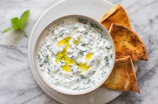 Tzatiki+pita greceasca
