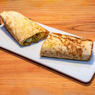 BURRITŌ DE FLOR DE CALABAZA Y COL CHINA 