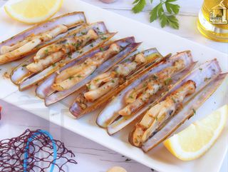 Navajas a la plancha