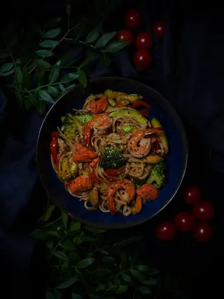 Удон з морепродуктами (400г)