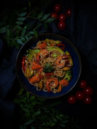 Удон з морепродуктами (400г)