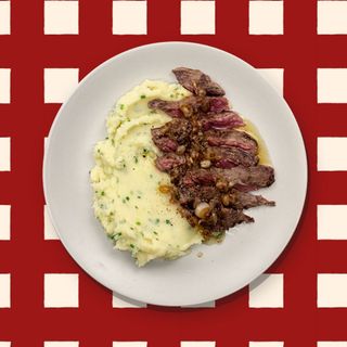 Телешко Печено С Картофено Пюре (350г)