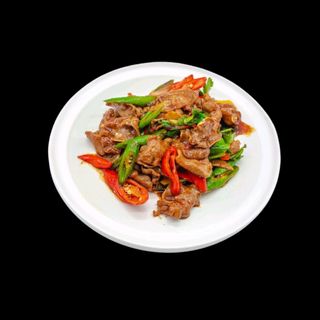 Lingua di manzo saltata con spezie-爆炒牛舌  