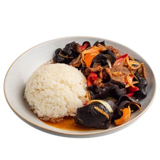 Ганфан с черными грибами