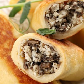 Млинці з куркою та грибами 1 шт