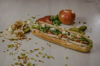 Baguette de pollo gourmet