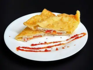 Меню свинина, сир, томати