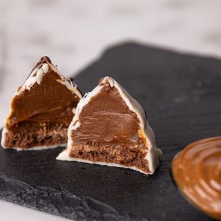 Conito de dulce de leche blanco