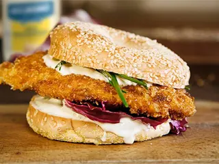 Hamburguesa De Pollo Crujiente