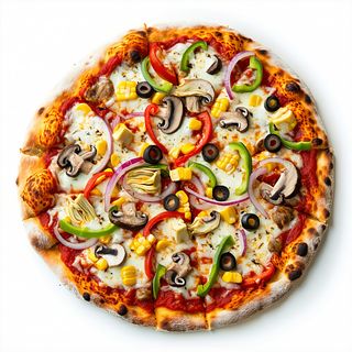 Pizza vegetal (33 cm.)