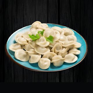 Пельмени с бульоном