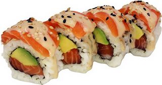 90. Uramaki Salmó Amb Alvocat I Salsa Sèsam (8 Uds.)