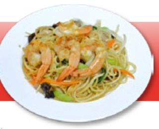 62-Tallarines con gambas