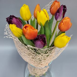 Buchet 11 lalele mix culori