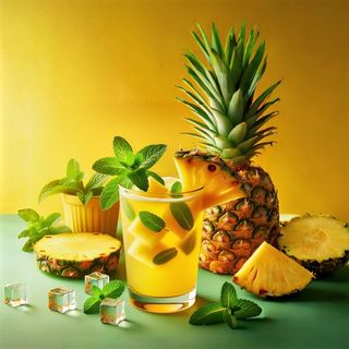 Pineapple Mint  Juice