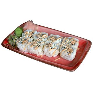 Урамаки със сьомга в сос Кимчи﻿ 