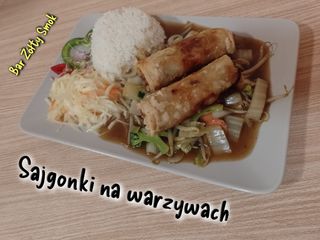 Sajgonki na warzywach