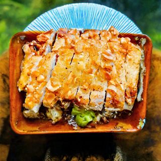 Pollo Frito Recubierto De Almendras