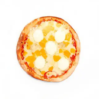 Pizza Fina Cuatro Quesos Mediana (27 Cm.)
