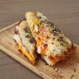 Мелт з креветкою та горгонзолою