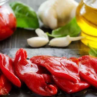 Pimientos Al Horno De Leña