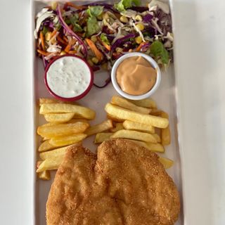 Obrok pohovano belo šnicla