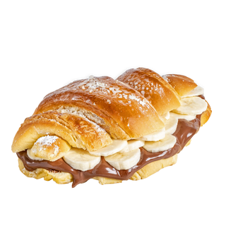 Croissant Con Nutella Y Plátano