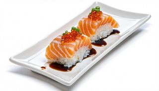 179.. Nigiri sake flambé