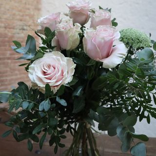 ramo San Valentín 6 rosas rosas