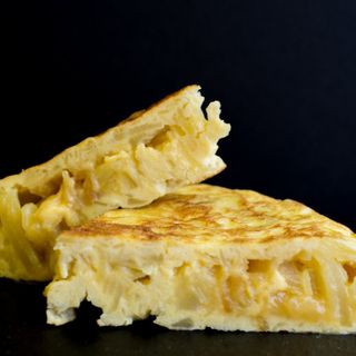 Baguette de tortilla de patatas casera